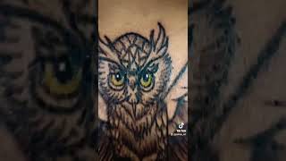 #tattoo #وشم #owl#تاتو #ink