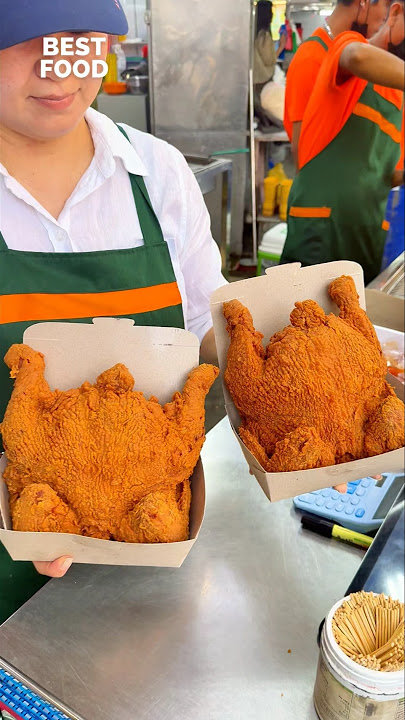 Super Crispy Whole Fried Chicken in Penang 📍 OTO Fried Chicken, Opposite Mr.DIY Jelutong [Pork Free]