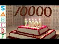 Writing #70000 - I designed a CAKE to celebrate 70000 (and a sweets tier list)