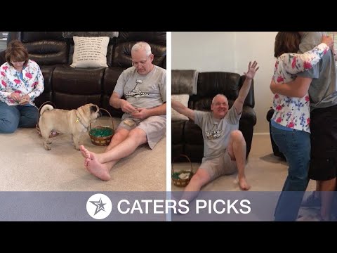 Grandparents Oblivious To Pregnancy Reveal - These grandparents-to-be aren’t quite getting the surprise.