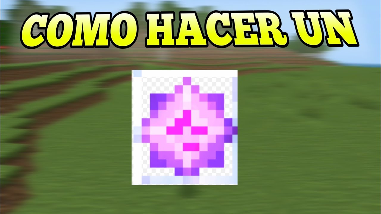 hacer un ender cristal en Minecraft 😱 Como hacer un End Crystal