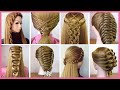 8 Very Easy Everyday Hairstyles 💖 Cute & Quick Hairstyles for girls 💖 Coiffures Faciles et Belles