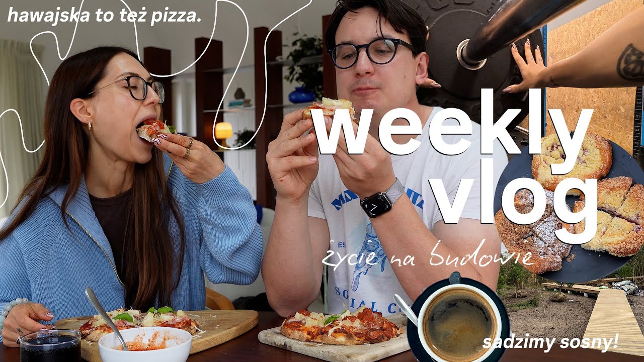 WEEKLY VLOG 🍕//  antresola wróciła / hawajska, też pizza / bieganie / święta już w sklepach / sosny🌲