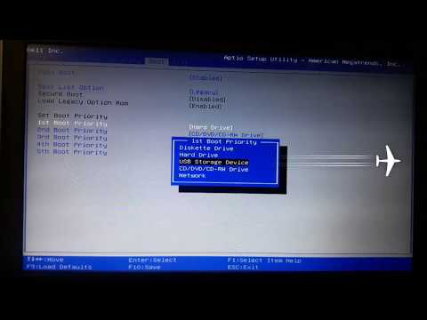 Laptop BIOS Setup
