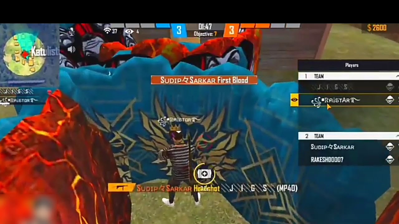 Raistar vs rakesh00007 sudip sarkar / 1 vs 2 situation