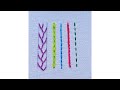 5 beautiful basic stitch tutorial for the beginners || Beautiful hand embroidery design