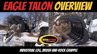 Eagle Talon - Log, Brush, and Rock Grapple for skid steer overview