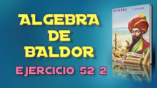 Baldor's Algebra From Scratch - Exercise 52 2