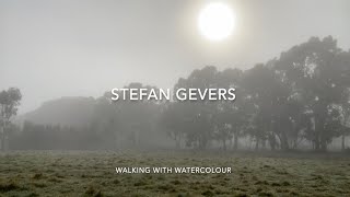 Connecting with the land using watercolor. Stefan Gevers exploring Gariwerd Country, Australia.