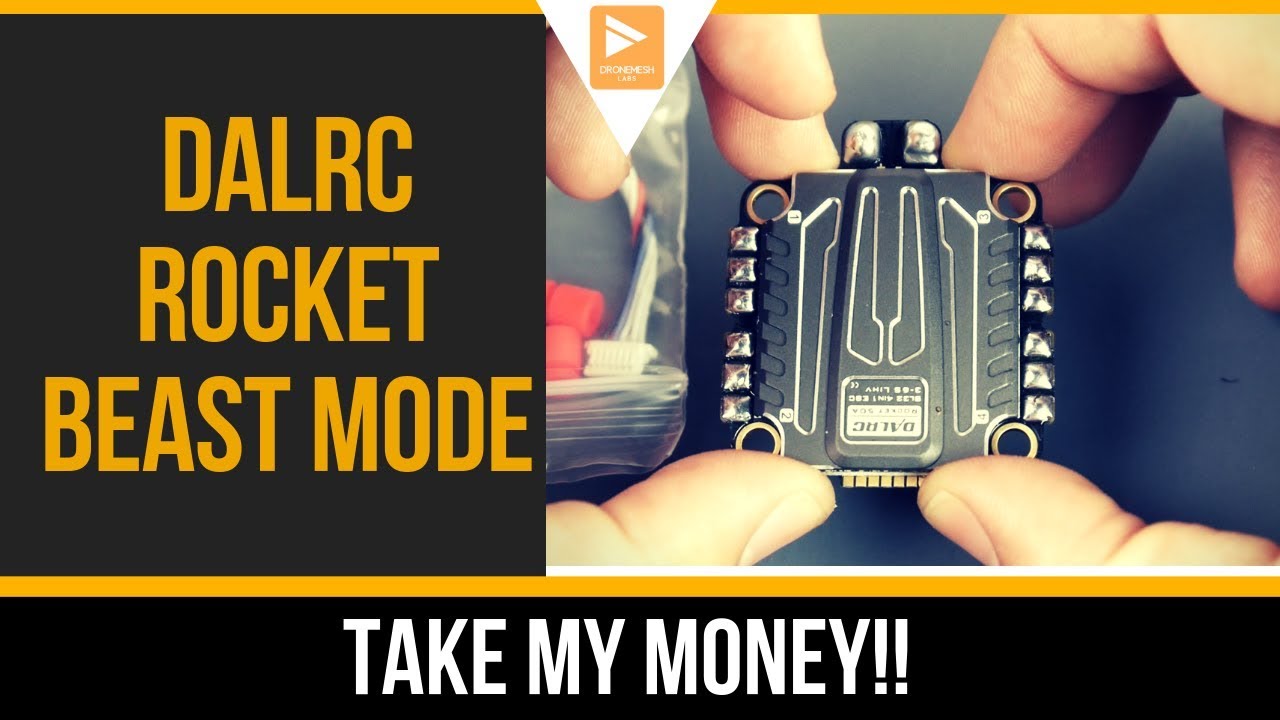 "A" CLASS ESC PERFORMANCE!! //  Dalrc Rocket 50A 4in1 ESC Review Noise Test