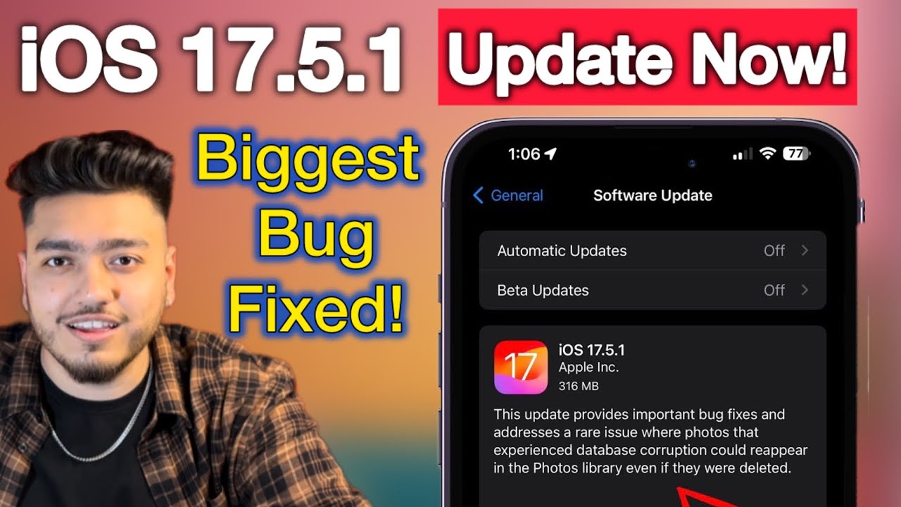 iOS 17.5.1 Important Update! Update Right now to iOS 17.5.1 - YouTube