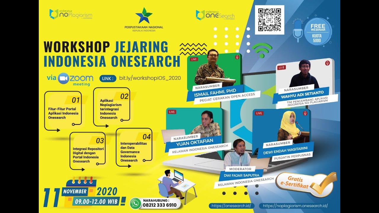 Workshop jejaring Indonesia Onesearch