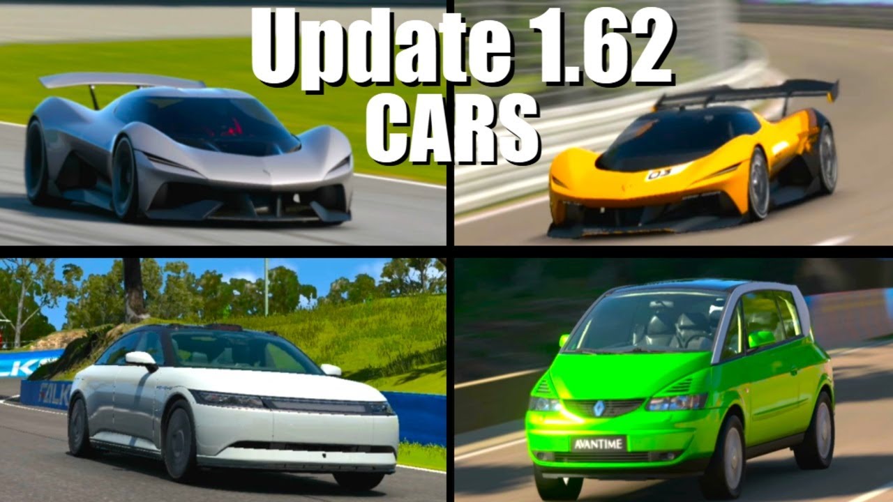 Gran Turismo 7 - All NEW Update 1.62 cars! - YouTube