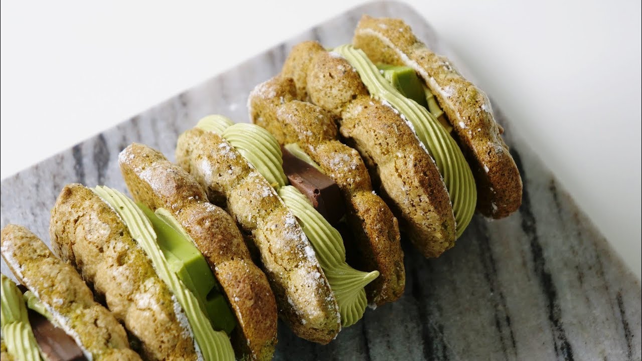 녹차 초콜릿 다쿠아즈 만들기 | 한세 HANSE