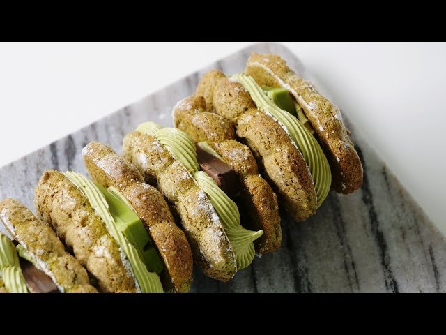 녹차 초콜릿 다쿠아즈 만들기 Green tea Chocolate Dacquoise Recipe | 한세 HANSE