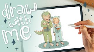 Draw With Me 001 - Procreate Ipad Pro Drawing Timelapse