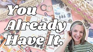 You Don't Need More Craft Supplies | Shop Your Stash With Me!