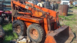 some new toys in the holding yard