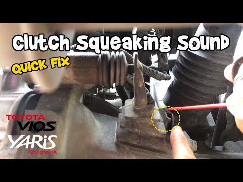 How to Stop Clutch Pedal Squeaking Sound Quick DiY Fix | TOYOTA VIOS YARIS Manual Transmission