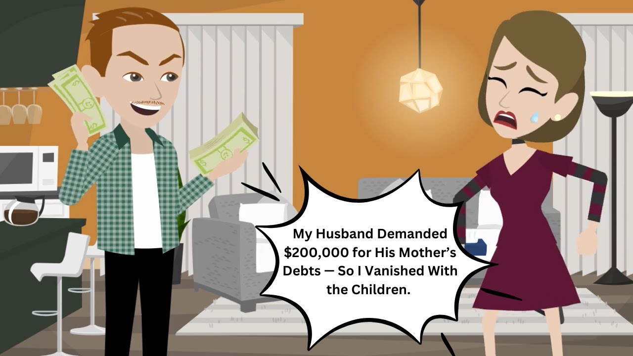 My Husband Demanded $200,000 for His Mother’s Debts — So I Vanished With the Children.