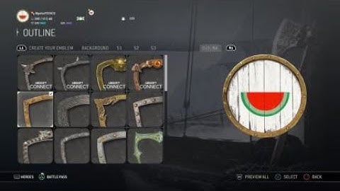 For Honor - Emblem Tutorial - Watermelon