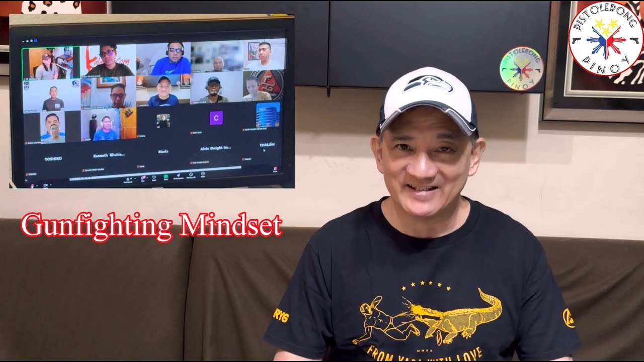 Gunfighting mindset, share ko lang online seminar na na-attendan ko.