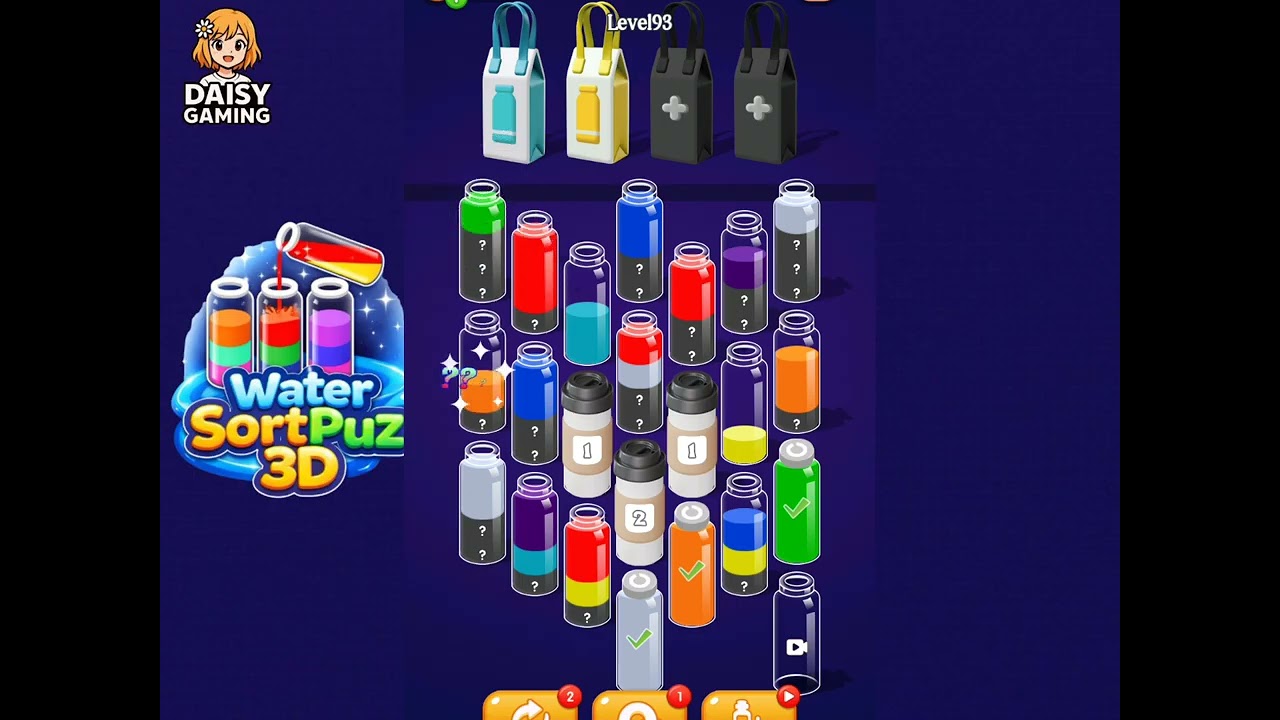 Water SortPuz 3D Level 93 Walkthrough