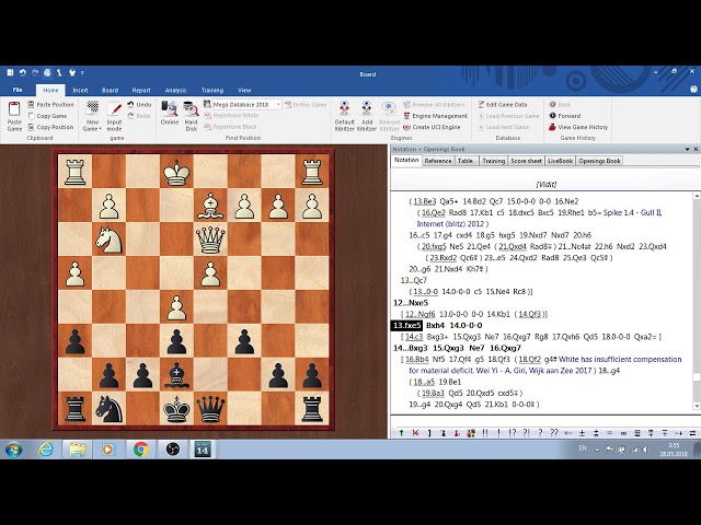 Chessbase Tutorial: How to save and analyze your game? 