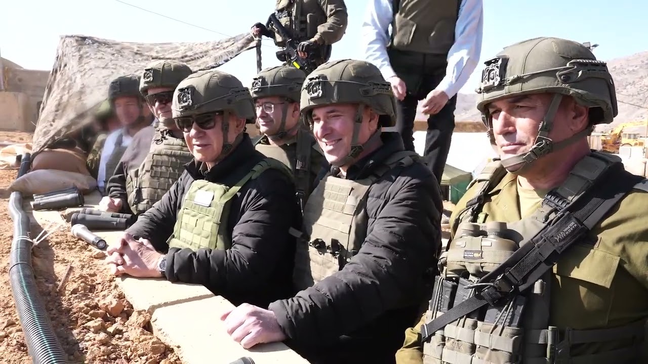 ראש הממשלה נתניהו בביקור באזור החיץ בסוריה