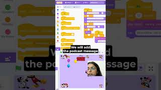 Mickey Mouse game on scratch jr. #mickeymouse #disney #coding #scratch