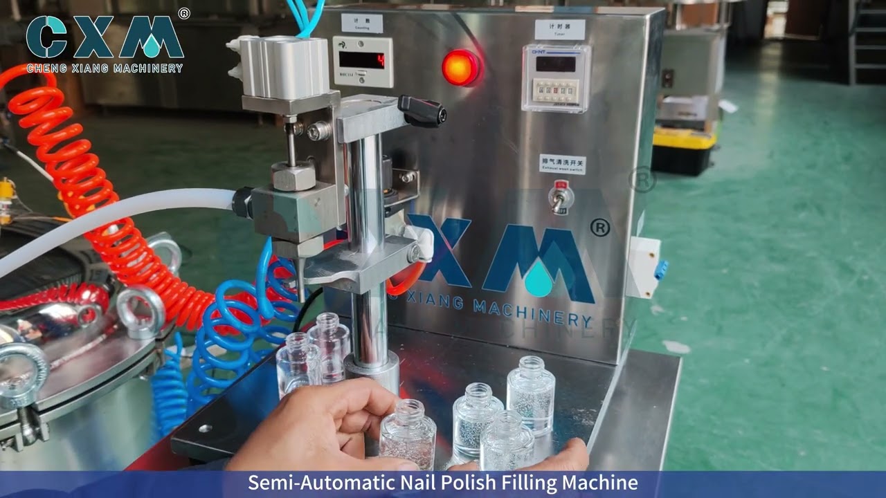 Semi Automatic Nail Polish Filling Machine