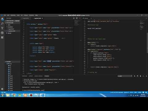 MySQL database with Python Part-4 - Insert Data