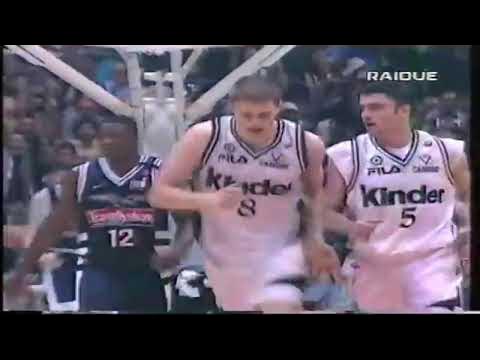 Radoslav Nesterovic 1998 LEGA Final G5 Kinder Bologna - Teamsystem