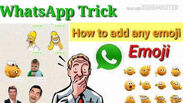 How do I add more emojis to WhatsApp?