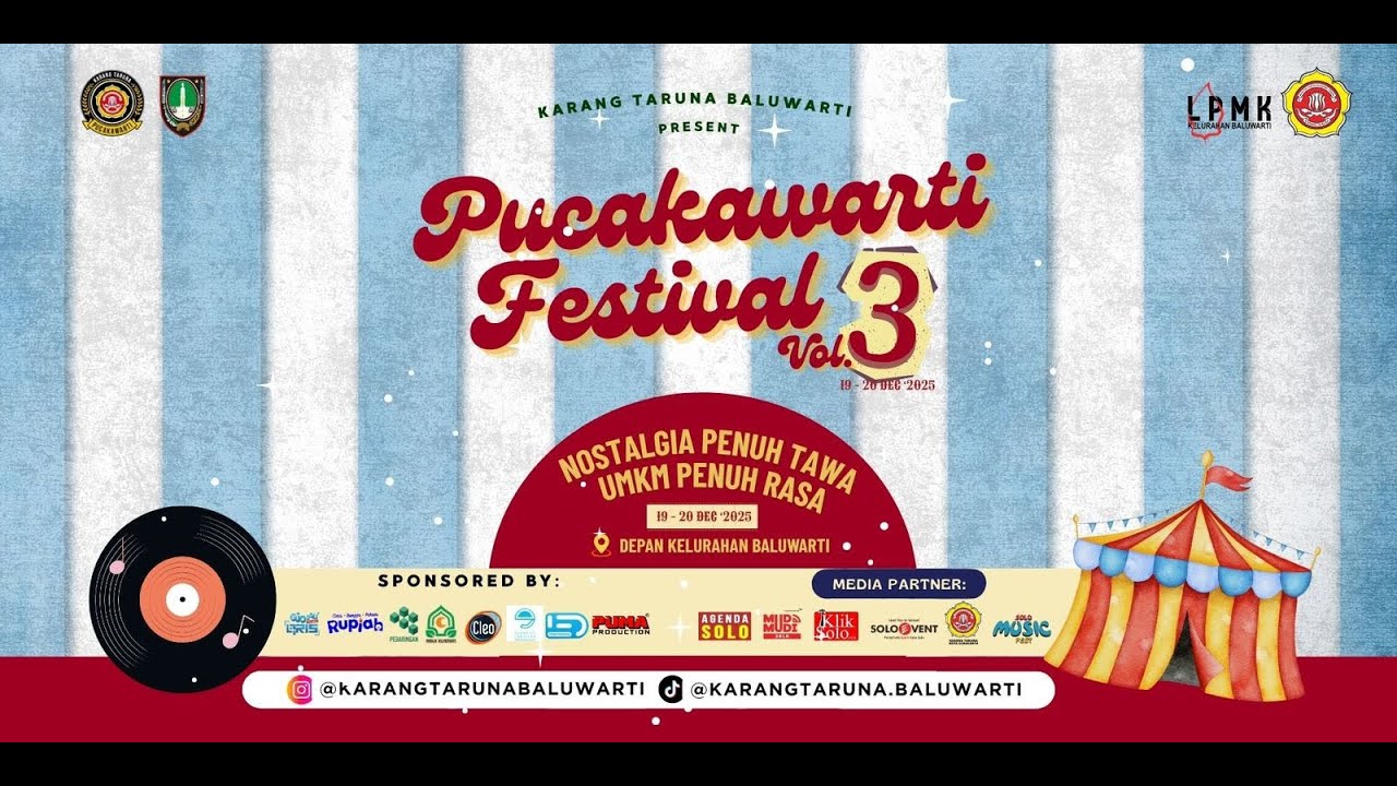 🔴📡LIVE PUCAKAWARTI FESTIVAL Vol 3 ❃ PUMA PRODUCTION  ❃ DVS MEDIATAMA ❃ 20 DES 2025