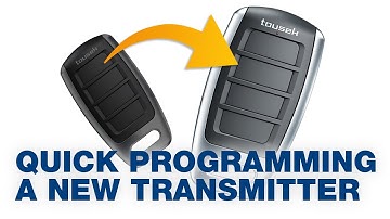Programming a new transmitter with an existing one