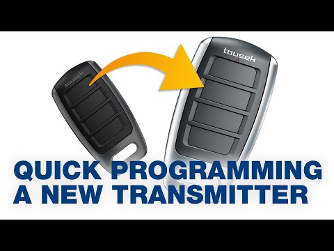 Programming a new transmitter with an existing one