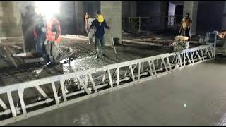 how to do super flat floor leveling during concrete pouring