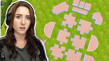 Can I Turn This Jigsaw Puzzle Into A House?! The Sims 4 Jigsaw Build Challenge!
