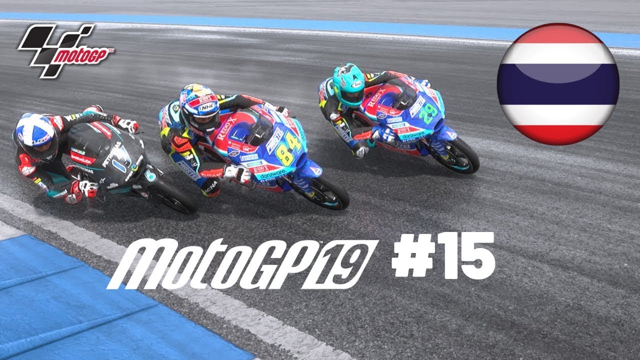 MotoGP 19 CZ | Kariéra Moto3 - Buriram #15 | PS4 |
