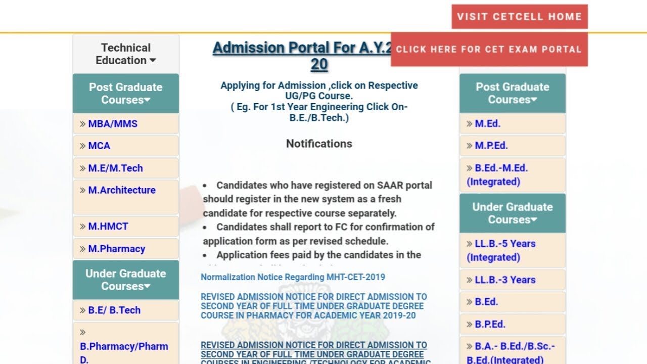 Provisional merit list direct second year engineering admission 2019-20