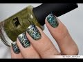 Magnetic kaleidoscope nail art tutorial