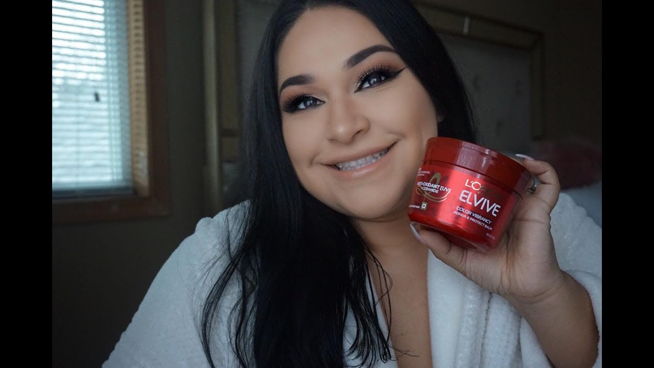 Review | L'oreal Color Vibrancy Repair and Protect Balm - YouTube