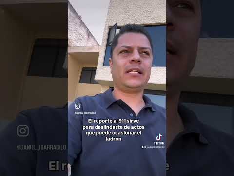 Para esto es el reporte del 911, cuando te roban un carro