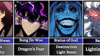 Top 50 Strongest Characters in Solo Levelling