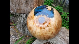 Maple Burl Lagoon Bowl Halcyon Total Boat