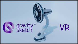 Fan creation | Gravity Sketch VR | Time lapse | improvisation video