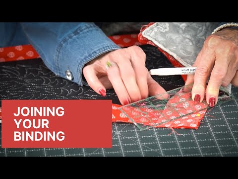 How to perfectly join your quilt binding