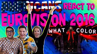 Americans react to Eurovision 2016