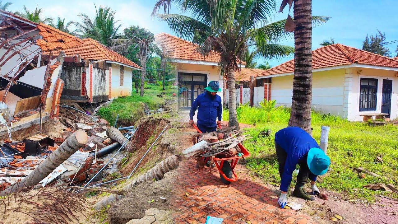 Полное видео о более чем 100 часах возрождения целого заброшенного курорта